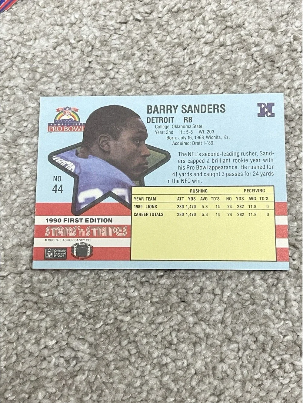1990 Stars + Stripes Football - Complete 90 Card Set